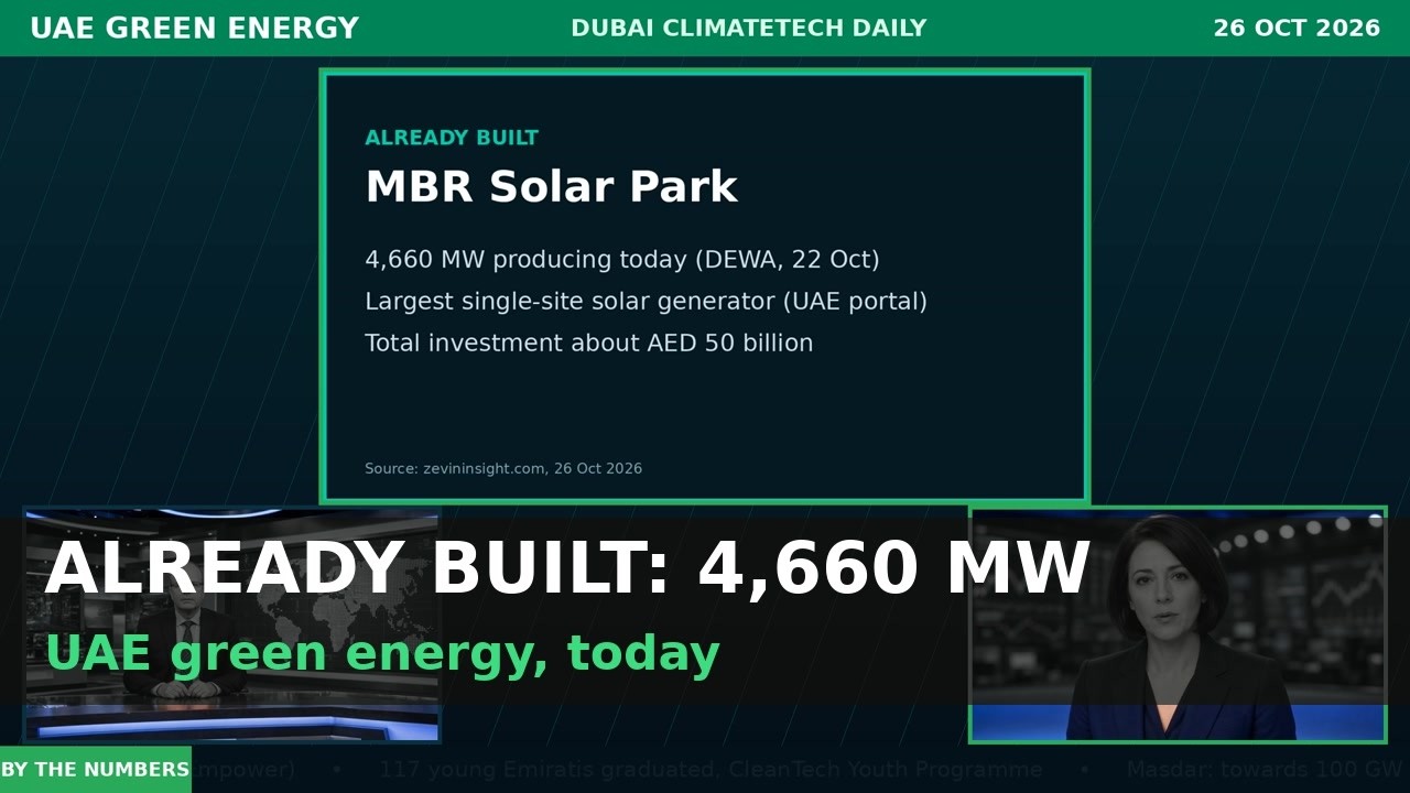 Breakthroughs in Green Energy in the UAE